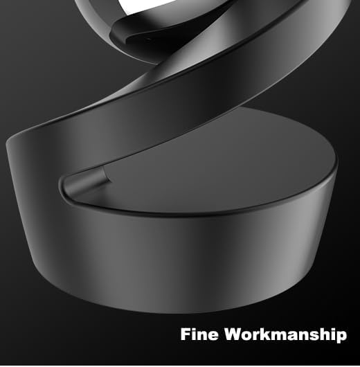 Adult Fidget Toys, Gravity Defying Kinetic Desk Toy, Metal Silent ADHD Fidget Toy for Adult, Fidget Spinner Toys for Office Desk(Gold-Silver Ball)