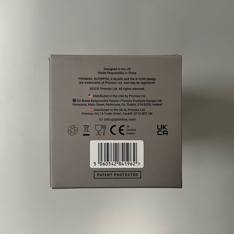 Promixx PRO Shaker Bottle New Edition – Rechargeable, Powerful for Smooth Protein Shakes – includes Supplement Storage, BPA Free, 20oz Cup, Graphite Gray