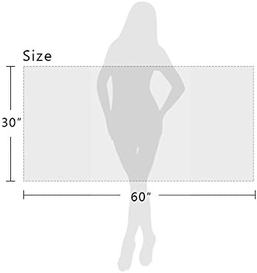 JML Bath Towels 2 Pack, Oversized Microfiber Bath Towel Set 30" x 60", Extra Large, Soft and Super Absorbent for Hair Wrap, Beach, Pool, Sport - Grey Floral Pattern