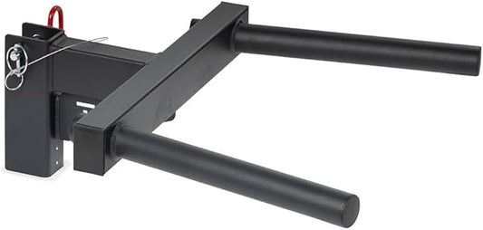 Titan Fitness Y-Dip Bar Fits T-3 Series Power Racks, Rack Mounted Dip Attachment, 500 LB Capacity, Dip Bar Station for Tricep Dips, Bodyweight Training, Calisthenics, Squat Rack