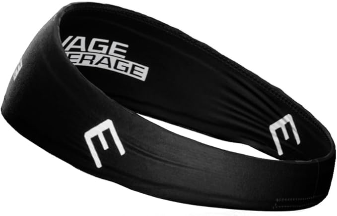 Unisex Headband/Sweatband. Best for Sports, Fitness, Working Out, Yoga. Tapered Design. Reversible.