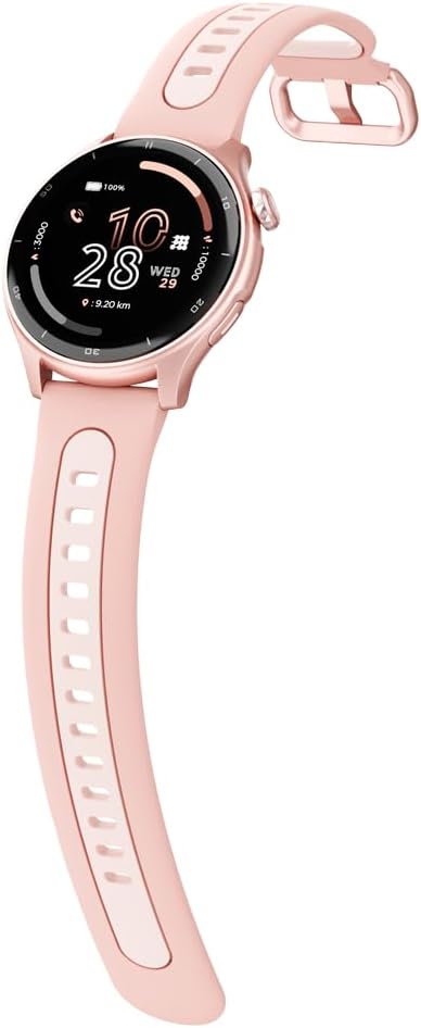 Cubitt Aura Pro Smartwatch/Fitness Tracker with 1.43" Touch AMOLED Screen, Bluetooth Call, Built in GPS, 60+ Sports, Blood Oxygen, Heart Rate, Stress/Sleep Monitor, Waterproof, Step Counter, Compass