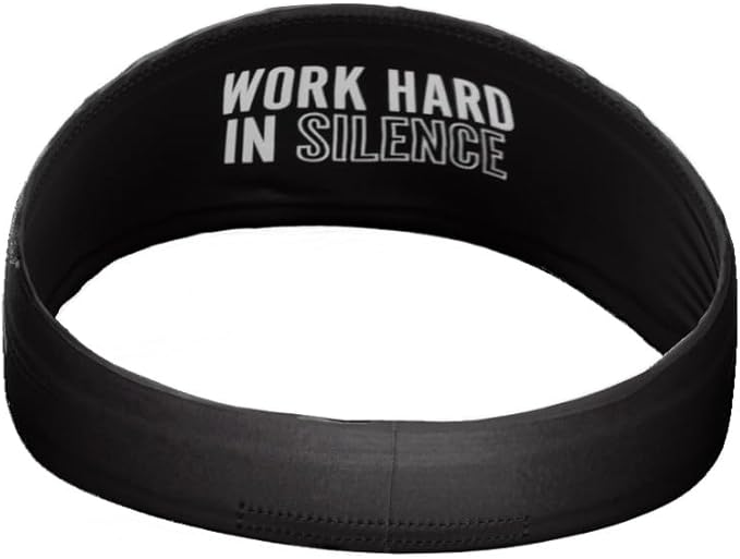 Unisex Headband/Sweatband. Best for Sports, Fitness, Working Out, Yoga. Tapered Design. Reversible.