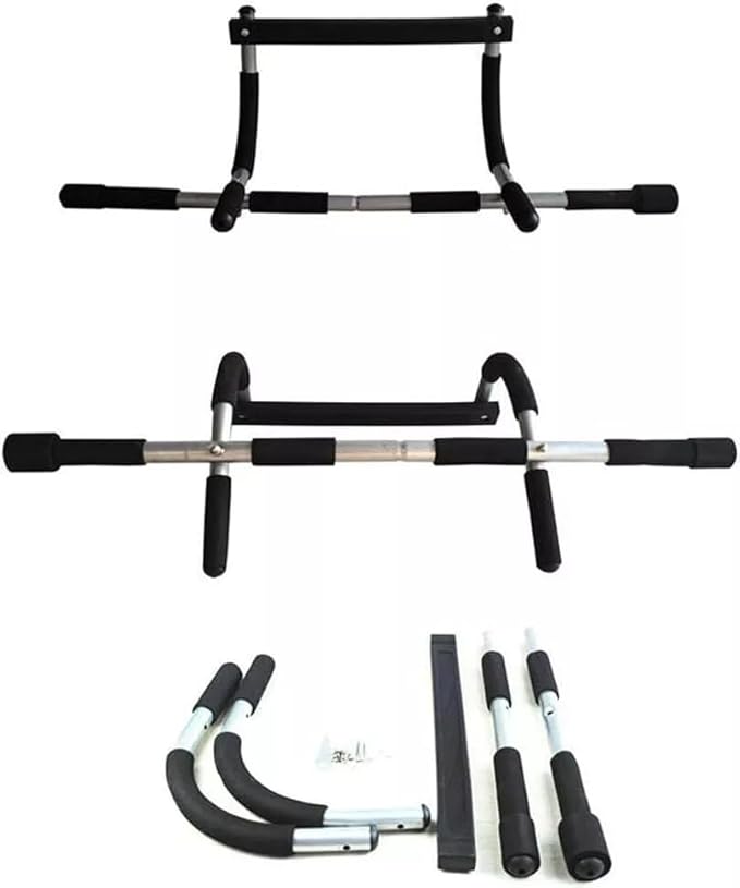 Upgrade Pull Up Bar for Doorway - Max Capacity 330 lbs, Portable Upper Body Workout Bar for Strength Training