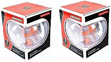 2 Pcs Electronic Handheld Basketball Game Fidget Toys 3D Mini Basketball Shooting Table Games w/ LED Flash & Sound by HNDtek