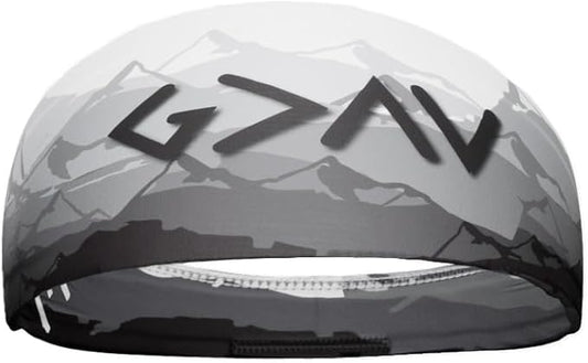 Unisex Headband/Sweatband. Best for Sports, Fitness, Working Out, Yoga. Tapered Design. Reversible.