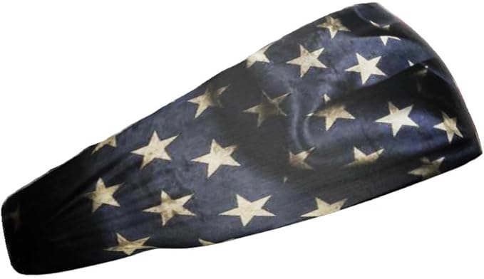 Unisex Headband/Sweatband. Best for Sports, Fitness, Working Out, Yoga. Tapered Design. Reversible.