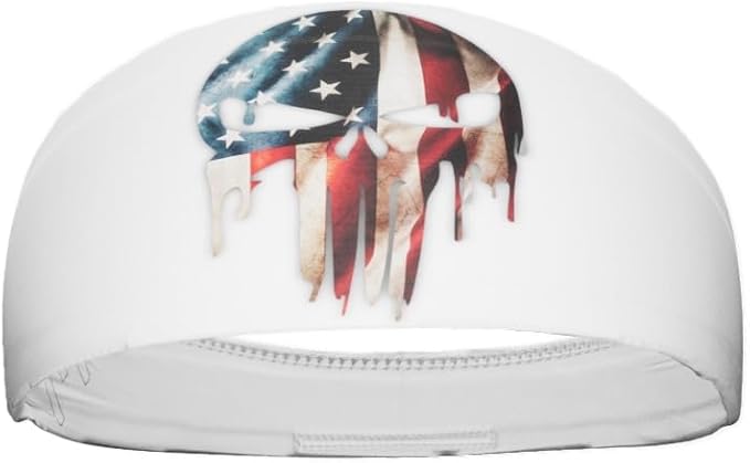 Unisex Headband/Sweatband. Best for Sports, Fitness, Working Out, Yoga. Tapered Design. Reversible.