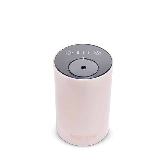 NEOM – Portable Wellbeing Pod Mini Essential Oil Diffuser Nude | Rechargeable USB & Waterless | Aromatherapy Oil Diffuser for Small Spaces