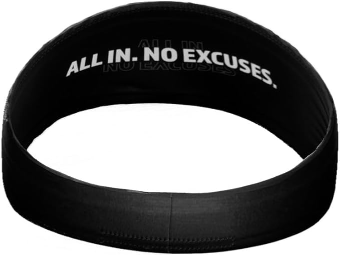 Unisex Headband/Sweatband. Best for Sports, Fitness, Working Out, Yoga. Tapered Design. Reversible.