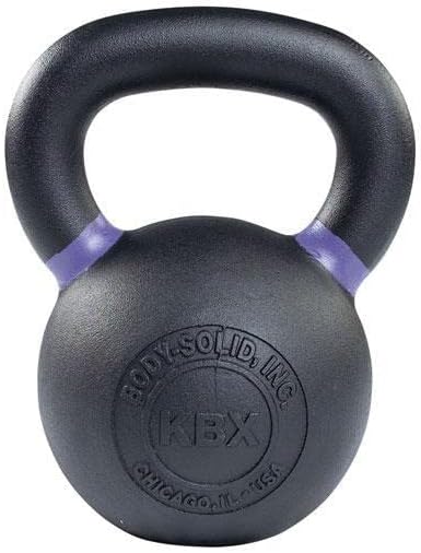 Body-Solid Single-Cast Gravity Casting Kettlebell with Kettles Grip Handle, Perfect Kettlebells for Weight Training and Core Workout, Cast Iron Kettle Bells for Men & Women.