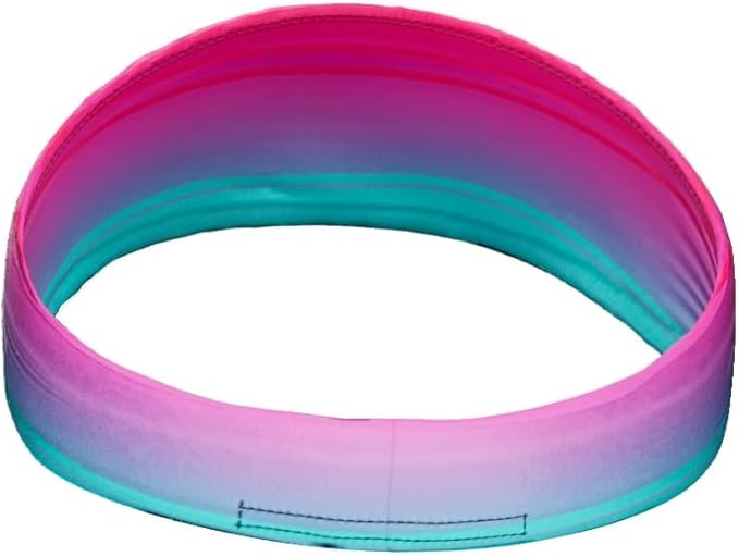 Unisex Headband/Sweatband. Best for Sports, Fitness, Working Out, Yoga. Tapered Design. Reversible.