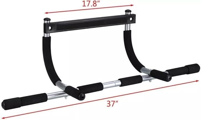Upgrade Pull Up Bar for Doorway - Max Capacity 330 lbs, Portable Upper Body Workout Bar for Strength Training