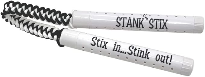 Glovestix StankStix Shoe Deodorizer Shoe Odor Eliminator, Formerly Called ShoeStix. Non-Toxic Odor Remover for Shoes, Boots, Smelly Gym Bags, Boxing, Lacrosse, Soccer & Hockey Gear