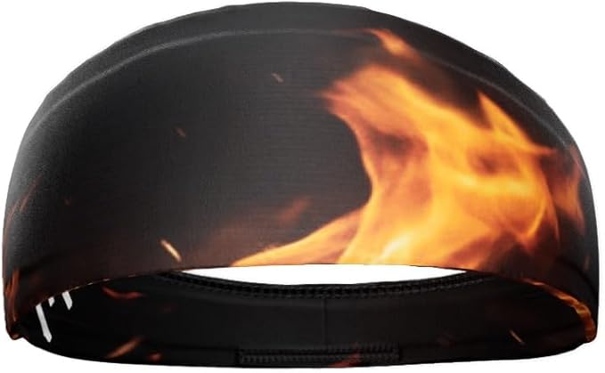 Unisex Headband/Sweatband. Best for Sports, Fitness, Working Out, Yoga. Tapered Design. Reversible.