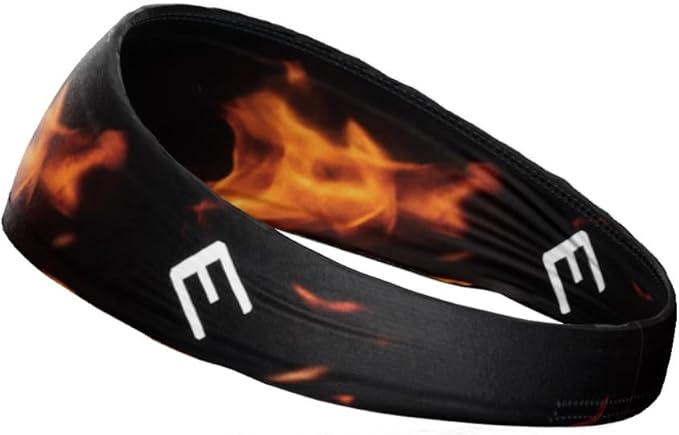 Unisex Headband/Sweatband. Best for Sports, Fitness, Working Out, Yoga. Tapered Design. Reversible.