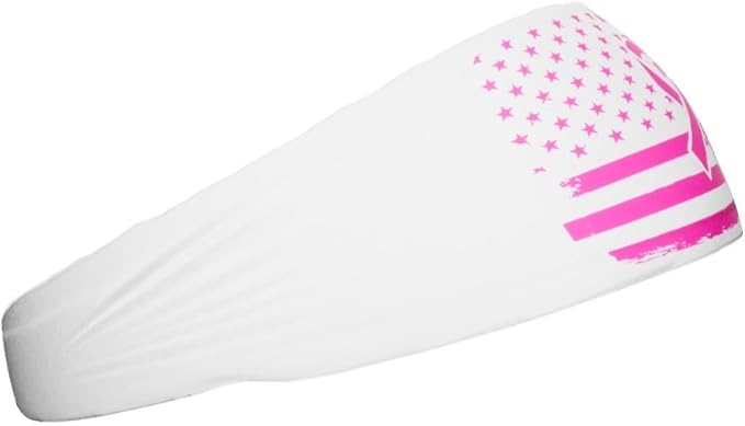 Unisex Headband/Sweatband. Best for Sports, Fitness, Working Out, Yoga. Tapered Design. Reversible.