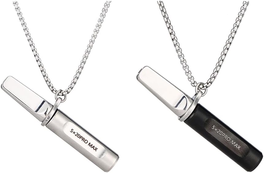 Breathe Free Necklace for Anxiety & Stress Relief, Classic Breathing Tool for Meditation, Mindfulness, and Relaxation – Portable Calm Necklace for Adults, Wellness Gift