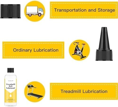 100% Silicone Treadmill Lubricant/Treadmill Lube, 4 Ounces Premium Silicone Oil for Treadmill Belt Lubrication, Easy to Apply Treadmill Belt Lubricant Oil, Suitable for Nearly All Type of Treadmills