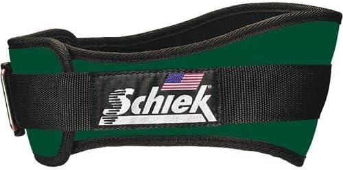 Schiek Sports 2006 Nylon 6 Inches Weight Lifting Belt - Support Belt for Power Lifting