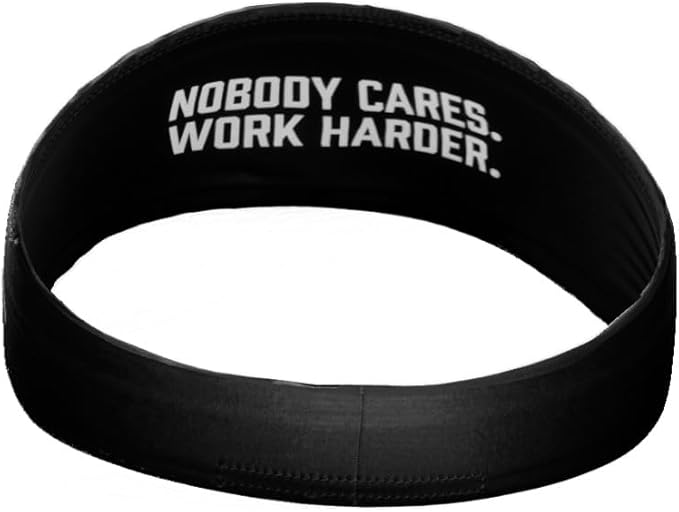 Unisex Headband/Sweatband. Best for Sports, Fitness, Working Out, Yoga. Tapered Design. Reversible.