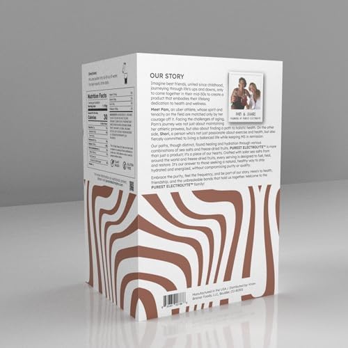 Purest Electrolyte Chocolate Cordyceps Powder Packets – Whole Food Hydration - Fermented Cacao and Solar Sea Salts for Ultimate Electrolyte Balance