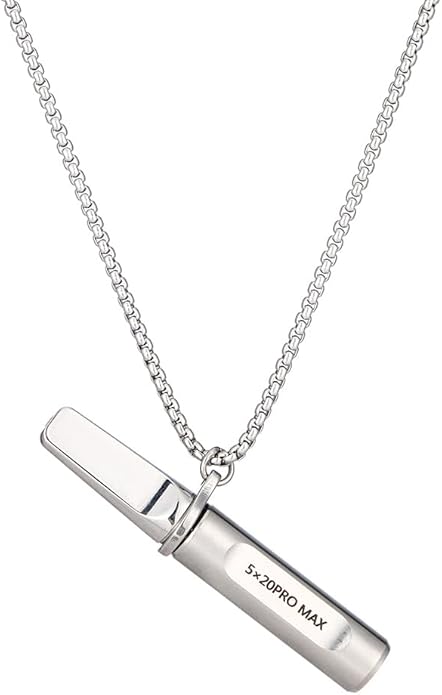 Breathe Free Necklace for Anxiety & Stress Relief, Classic Breathing Tool for Meditation, Mindfulness, and Relaxation – Portable Calm Necklace for Adults, Wellness Gift
