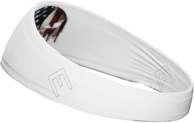 Unisex Headband/Sweatband. Best for Sports, Fitness, Working Out, Yoga. Tapered Design. Reversible.