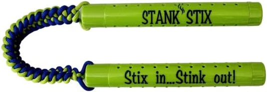 Glovestix StankStix Shoe Deodorizer Liquid Shoe Odor Eliminator, Formerly Called ShoeStix. Non-Toxic Odor Remover for Shoes, Boots, Smelly Gym Bags, Boxing, Lacrosse, Soccer & Hockey Gear, Green/Blue