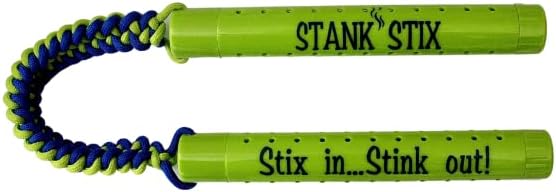 Glovestix StankStix Shoe Deodorizer Liquid Shoe Odor Eliminator, Formerly Called ShoeStix. Non-Toxic Odor Remover for Shoes, Boots, Smelly Gym Bags, Boxing, Lacrosse, Soccer & Hockey Gear, Green/Blue