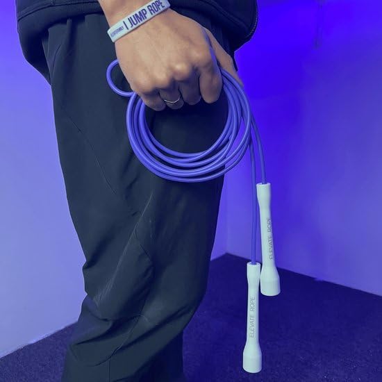 Professional Speed Rope - 3m Adjustable Skipping rope, 5mm PVC with Nylon Core for Cardio, Double Unders & Crossfit - Durable Jump Rope Used for Indoor/Outdoor Training.