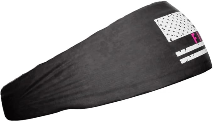 Unisex Headband/Sweatband. Best for Sports, Fitness, Working Out, Yoga. Tapered Design. Reversible.