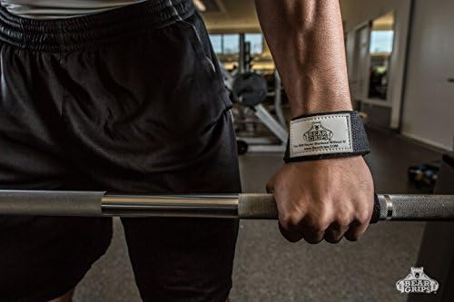 Bear Grips Lifting Straps - Gym & Weightlifting Straps for Men & Women, Deadlift Support, 2 Pairs