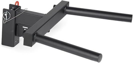 Titan Fitness Y-Dip Bar Fits X-3 Series Power Racks, Rack Mounted Dip Attachment, 550 LB Capacity, Dip Bar Station for Tricep Dips, Bodyweight Training, Calisthenics, Squat Rack
