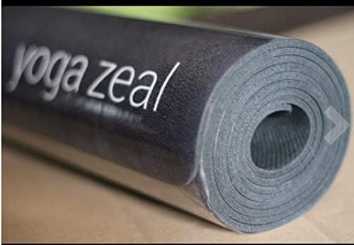 Yoga Mats By Yoga Zeal - Luxuriously Soft, Thick, Non-Slip, Hot Yoga Mat. Eco Printed. Designed to grip better with a sweaty yoga practice!