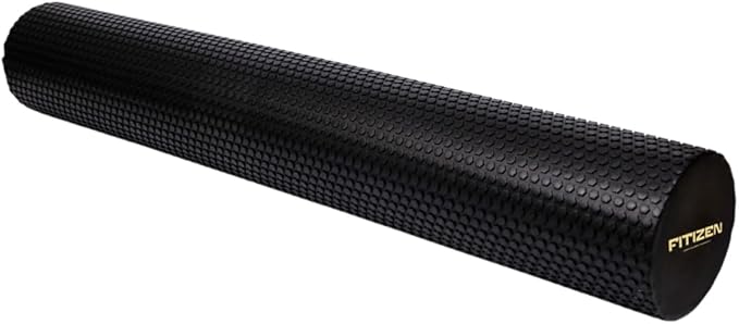 Fitizen Foam Roller – Muscle Massage Rehab Stiff Back Pain Physical Therapy Deep Tissue Firm Exercise Equipment Home Gym Stress Yoga Pilates for The Fit Citizen by FitNation