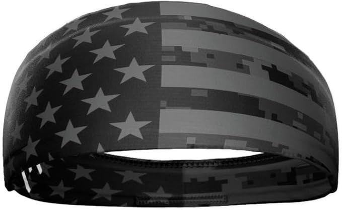 40+ Designs! Unisex Headband/Sweatband. Best for Sports, Fitness, Working Out, Yoga. Tapered Design