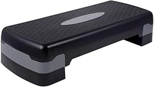 Height-Adjustable 4"-6" Aerobics Step Platform Fitness Equipment Workout Stepper Trainer For Indoor Exercise