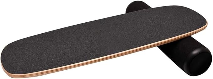 Balance Board Surf Trainer with Adjustable Stoppers - 2 Different Distance Options Balance Board for Surfing, Snowboarding, Skiing, Skateboarding, 300lbs Capacity