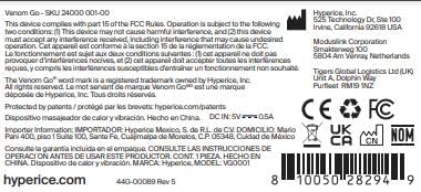 Hyperice Venom Go - Advanced Heat and Vibration Wearable - Venom Go Pack Includes Venom Go Pod - Case and Refill Pads