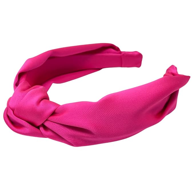 Knotted Headband for Women | Comfortable Fashion Headband (Hot Pink)