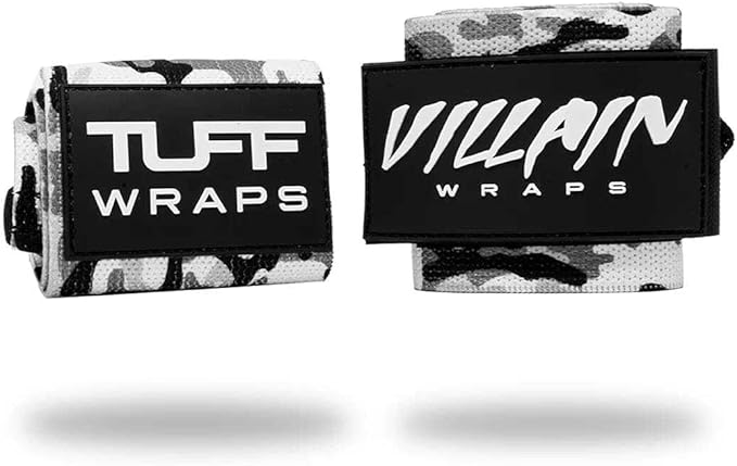 Villain Wrist Wraps for Weightlifting & Powerlifting – Adjustable Support Straps for Men and Women – Ideal for Strength Training, CrossFit, Bodybuilding – Durable Comfort to Eliminate Wrist Pain
