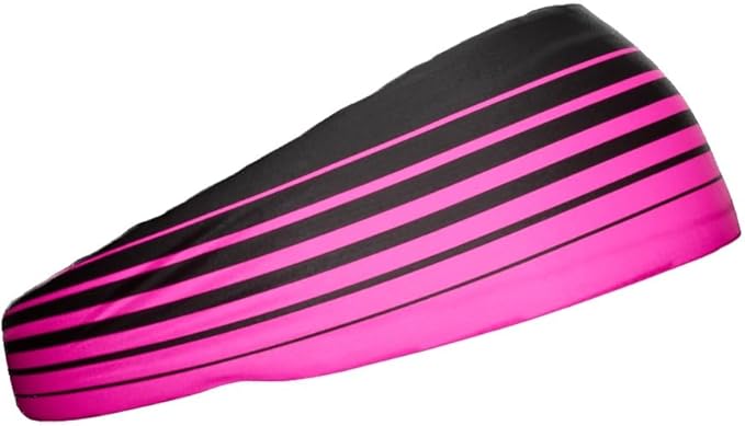 Unisex Headband/Sweatband. Best for Sports, Fitness, Working Out, Yoga. Tapered Design. Reversible.