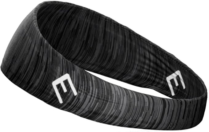 Unisex Headband/Sweatband. Best for Sports, Fitness, Working Out, Yoga. Tapered Design. Reversible.