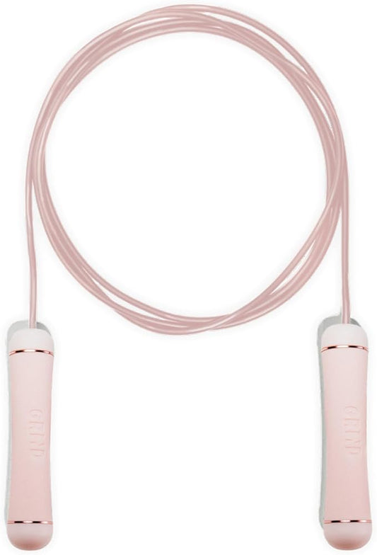 GRIND | Jump Rope - Adjustable "Float" | Tangle-Free, Rapid Speed with Ball Bearings | Ergonomic Soft Grip Handles | Skipping Rope for Fitness, Endurance Training, Gym Workout, or Home Exercise