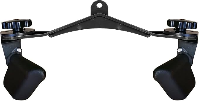 KORIKAHM Adjustable Lat Pull down Bar, Cable Machine Attachments for Gym, Home Gym Fitness T-bar Row Pulldown Attachments, Lat Pull Down Machine Wide Grip Neutral Grip Handle