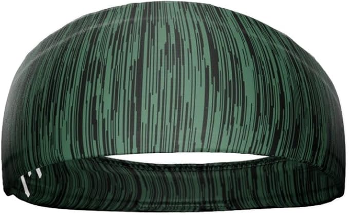 Unisex Headband/Sweatband. Best for Sports, Fitness, Working Out, Yoga. Tapered Design. Reversible.