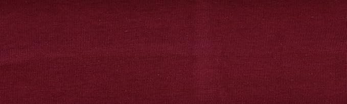 Kenz Laurenz Soft and Stretchy Elastic Cotton Headbands, Pack of 12, Maroon