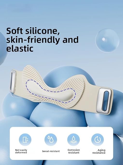 Patella Band for knee Pain Relief during exercise | Adjustable Patellar Tendon Support Strap for Running | Sports & Support | Tendonitis & Jumper's | Made with Silicone & Polyamide. (Gray)