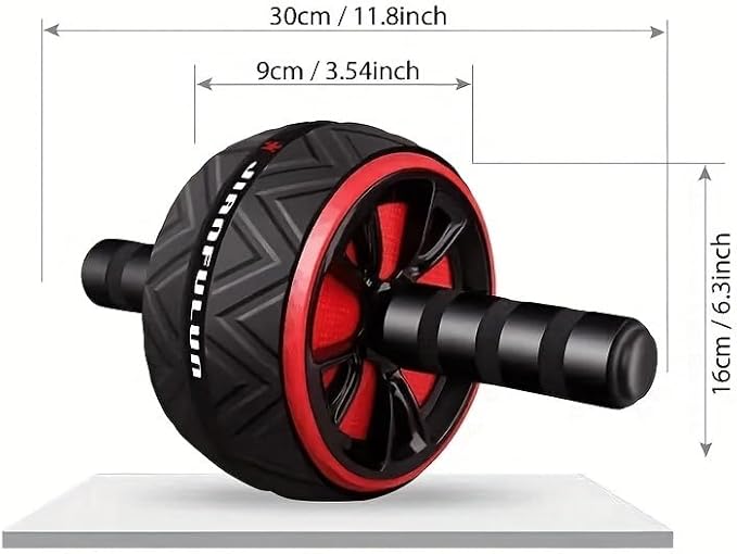 Ab Roller Wheel - Core & Chest Muscle Training Wheel, Abs Workout Equipment, Fitness Equipment for Home Gym, Wider Ab Machine with Knee Pad Accessories